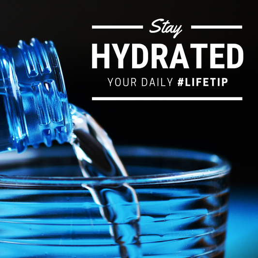 Bottled water served in a glass