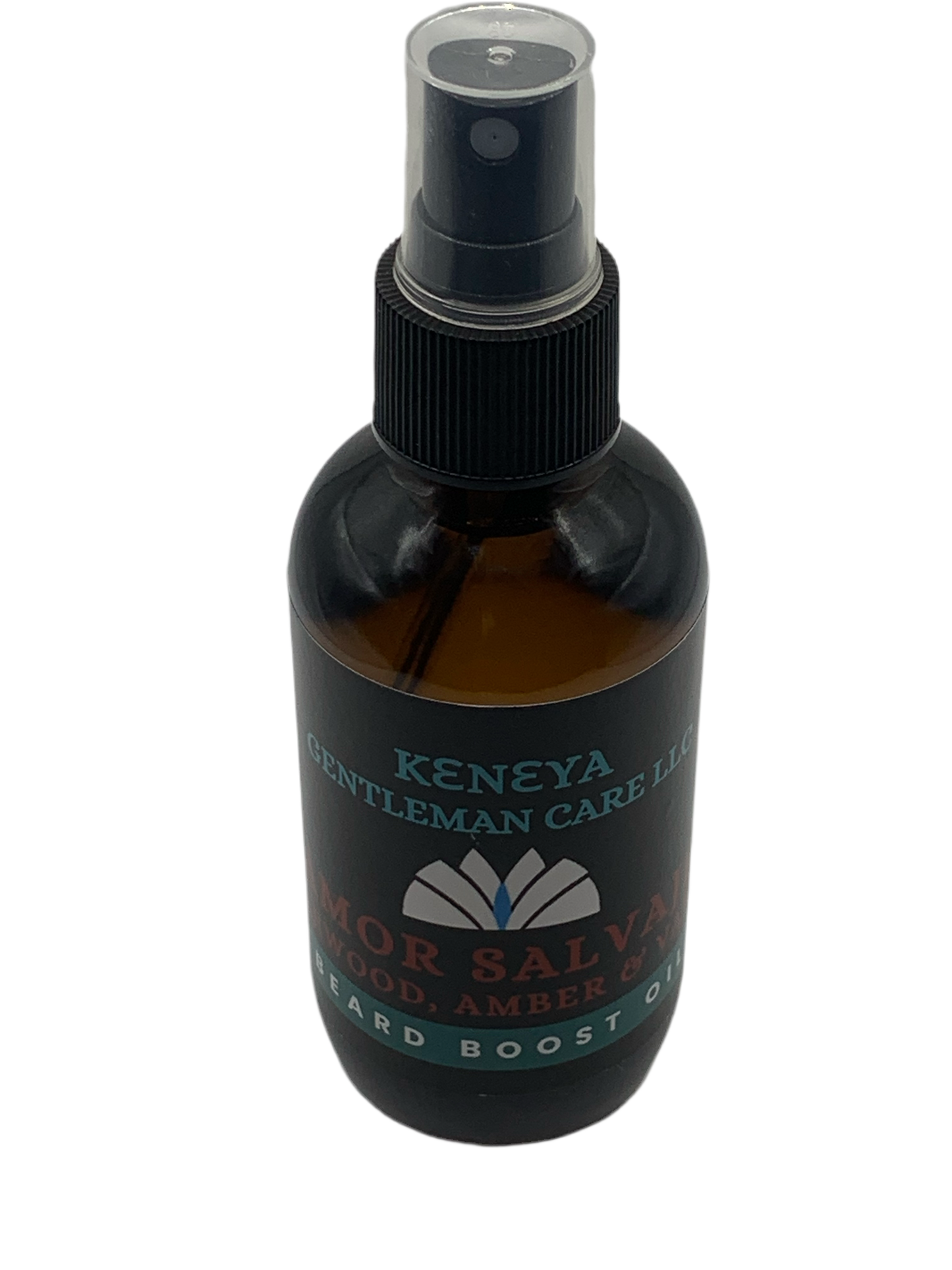 super size amber glass bottle beard oil 4oz