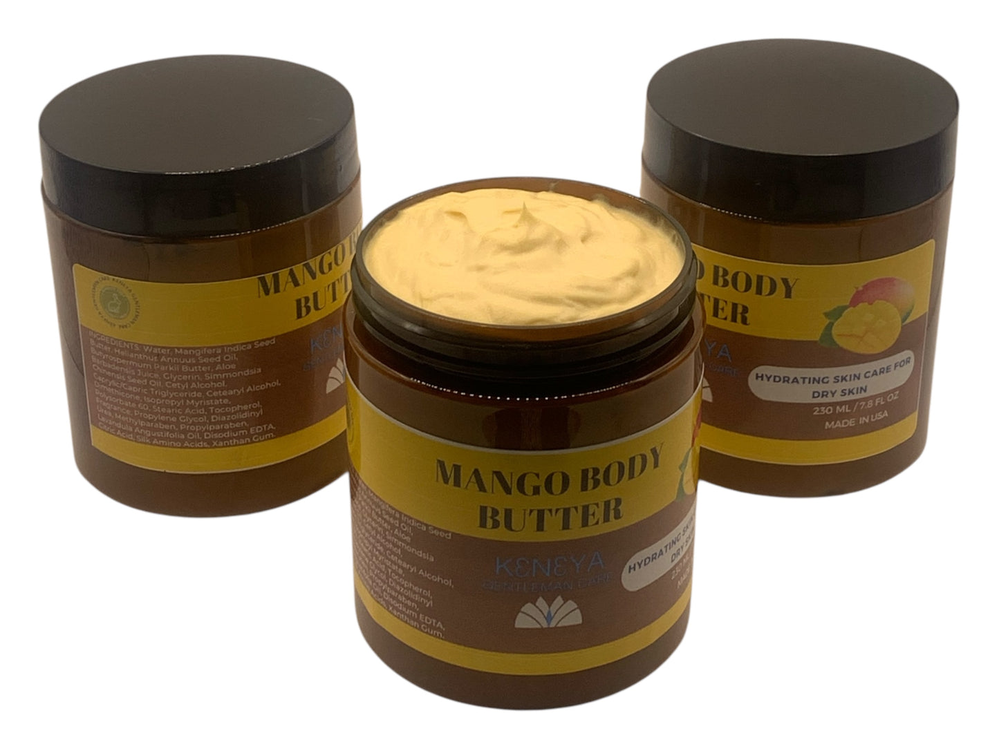 Mango Body Butter Men's Line Whipped Body Butter Mango and African Shea Butter Moisturizer| Perfect Gift for Man| Valentine's Day| Birthday