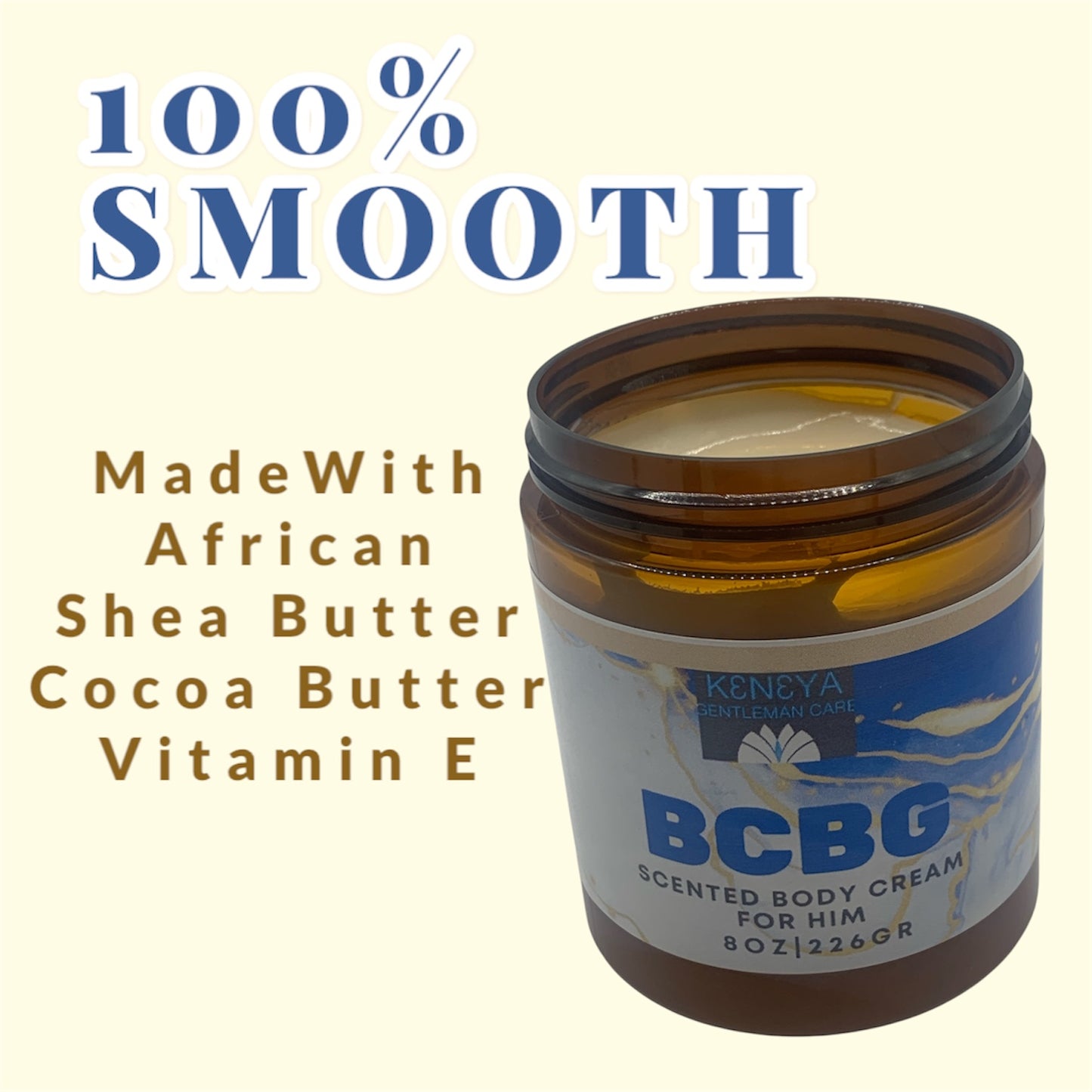 smooth body cream Keneya Gentleman Care