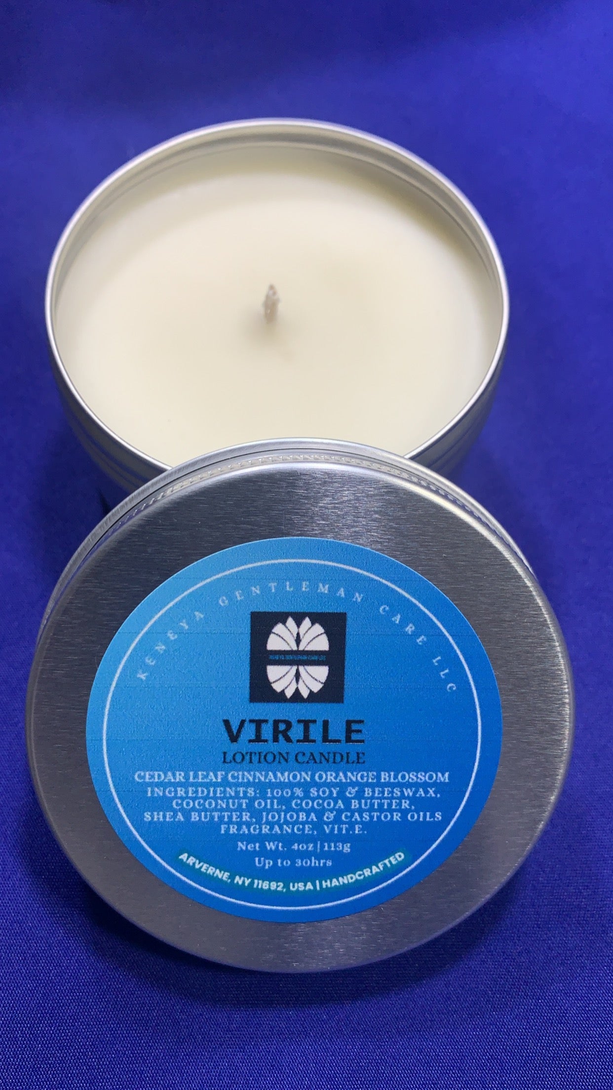 Virile Gentleman Fragrance Lotion Candle